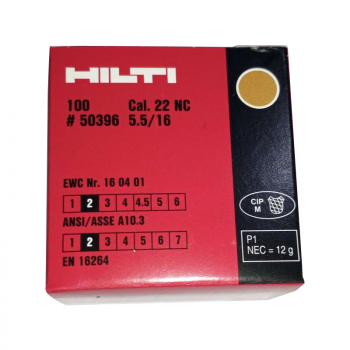 Патроны HILTI (коричневые) для сигнального пистолета Бульдог 5.6 мм, 100 шт